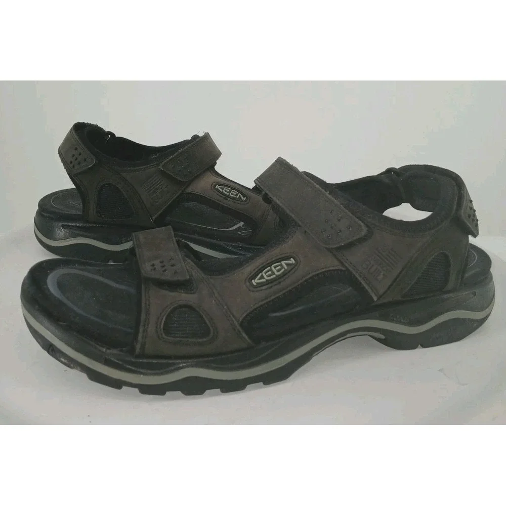 Keen Rialto 3 American Built Sport Waterproof Sandals Black Size 13 USA MADE C3